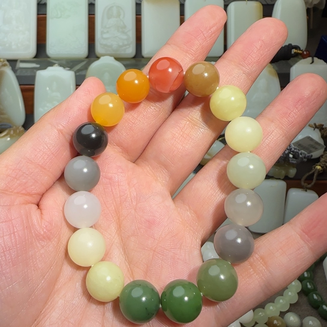 和田玉手链未镶嵌