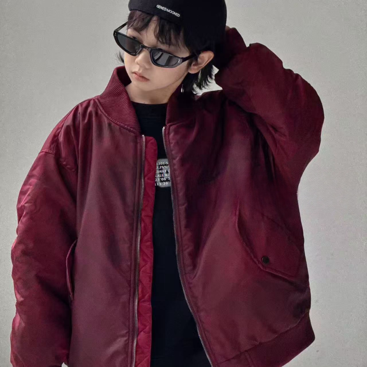 冬款炸街酷帅复古棒球服外套9350