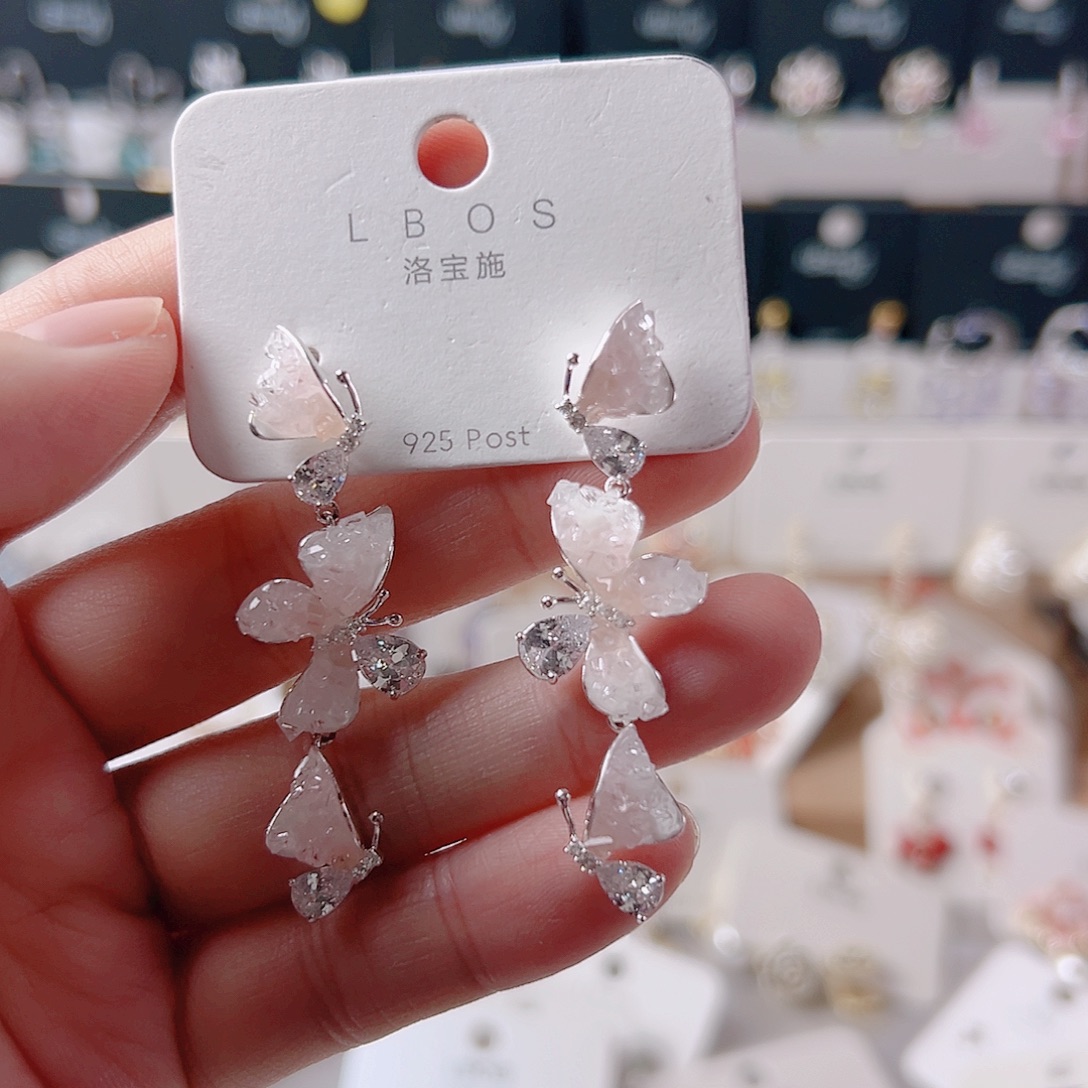 锆石纯铜合金耳环的