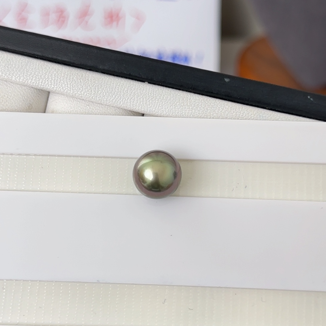 海水珍珠裸珠未镶嵌大溪地裸珠10-11mm可定制爱