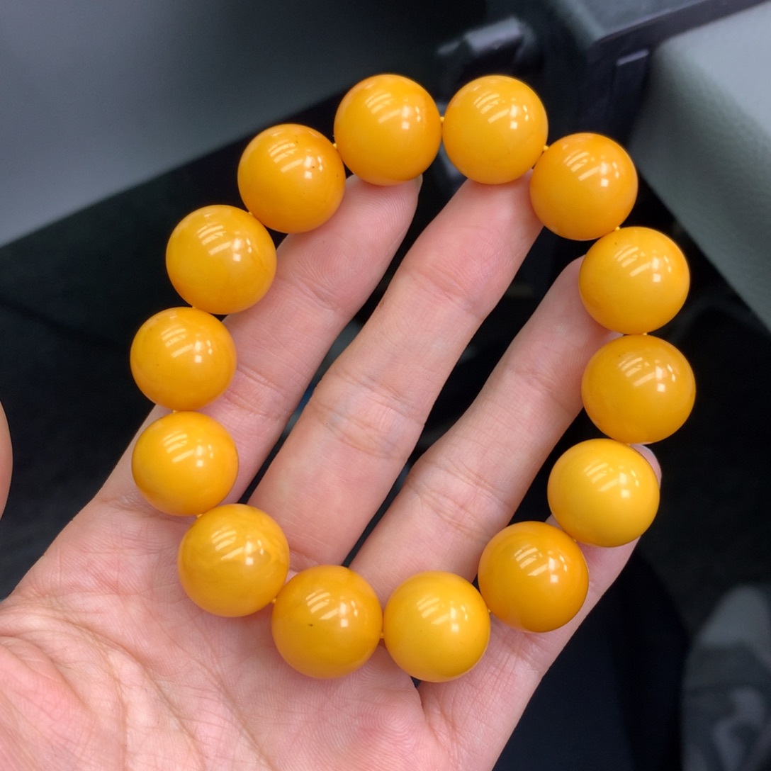 琥珀未镶嵌珠宝奇石15mm➕