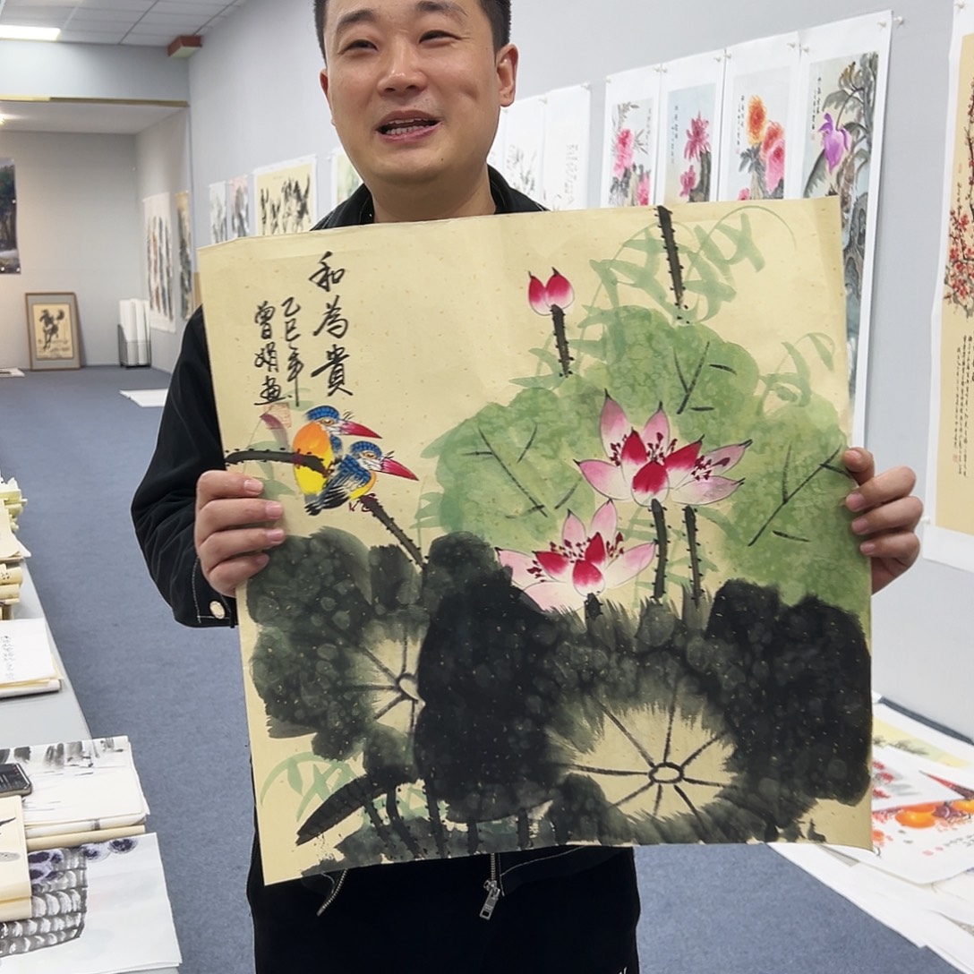 国画国画宣纸纯手绘作品