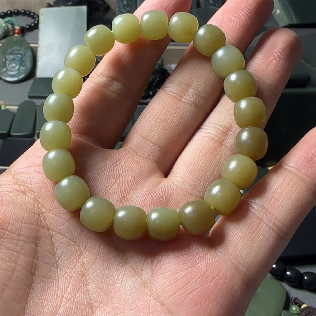 未镶嵌手串和田玉（糖玉）