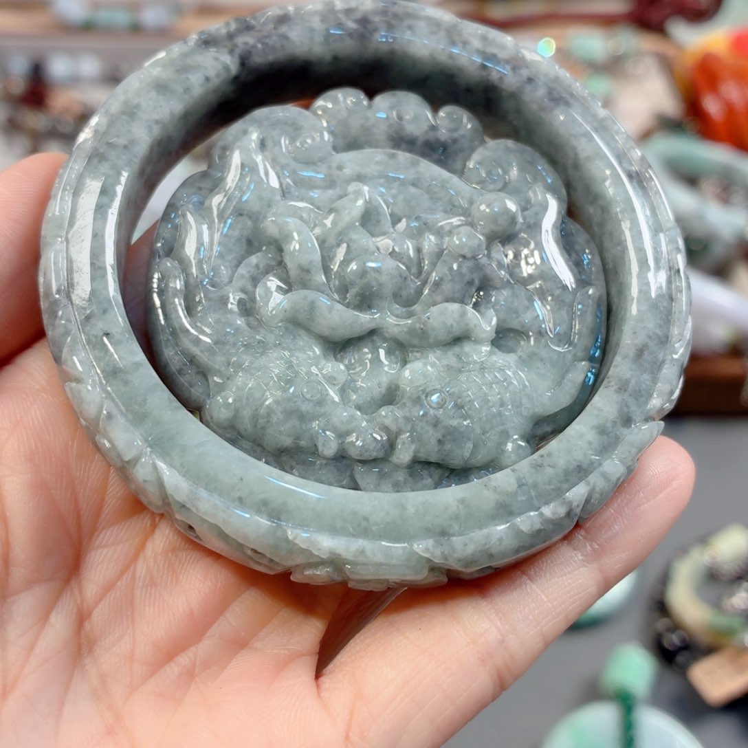 未镶嵌手链翡翠南****佛手串