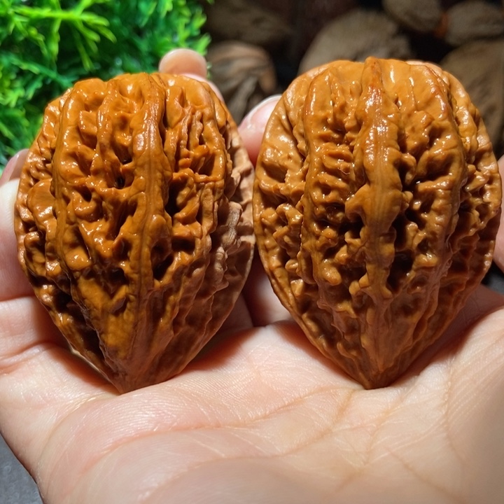 把件文玩核桃东北楸子小雪198