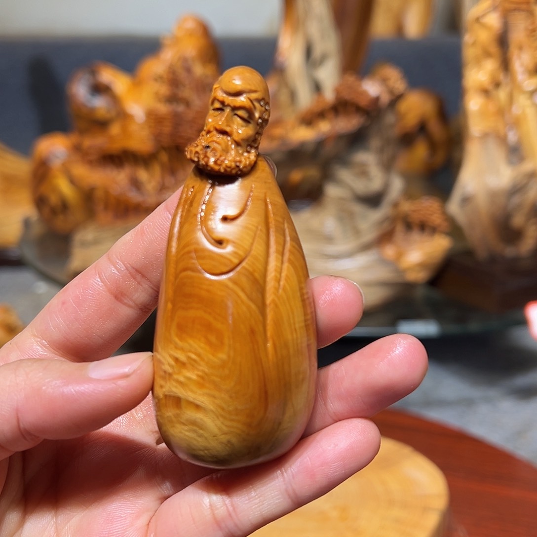 柏木（崖柏）崖柏木手把件摆件