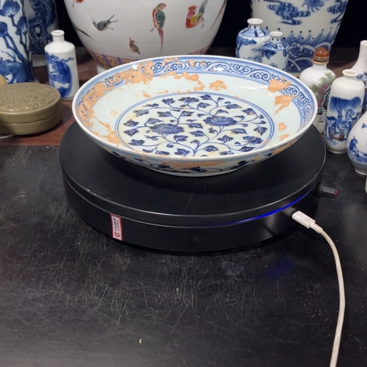 摆件佰****批青花赏盘！！！！！