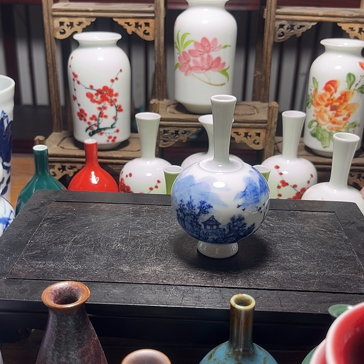 陶摆件景德镇陶瓷高9.5cm