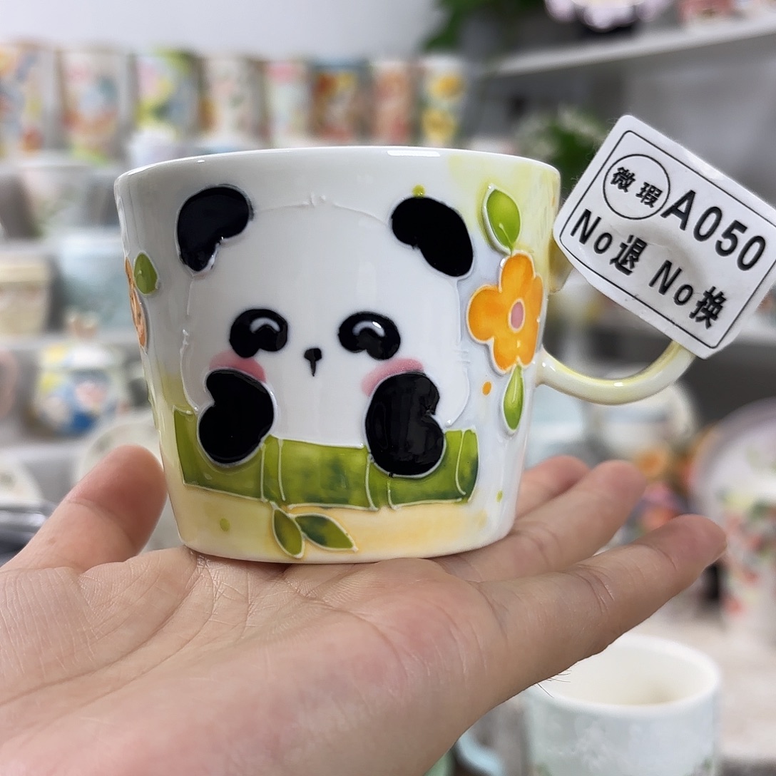 手绘高温釉下彩陶瓷