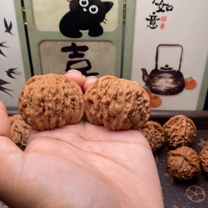 吊坠文玩核桃四座楼
