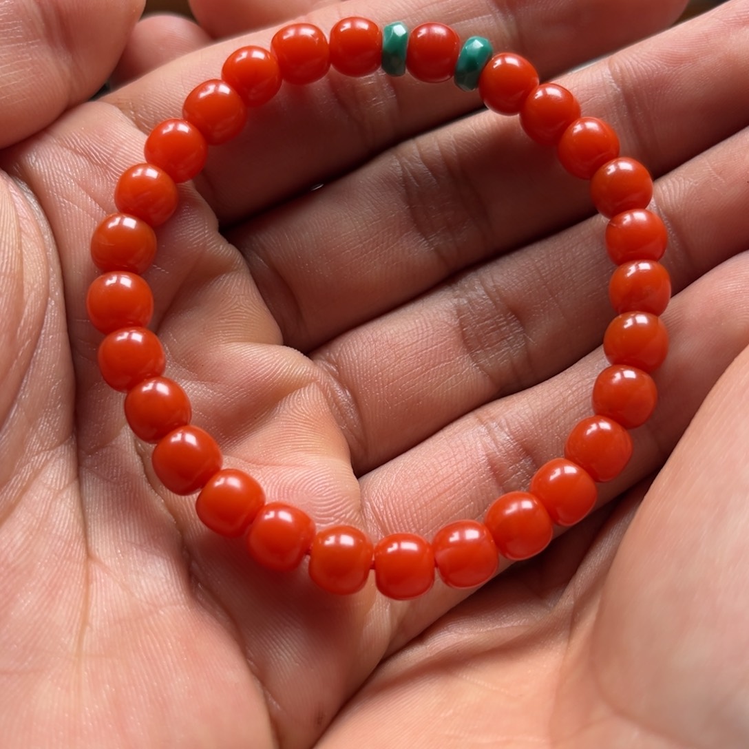 南红玛瑙手串未镶嵌