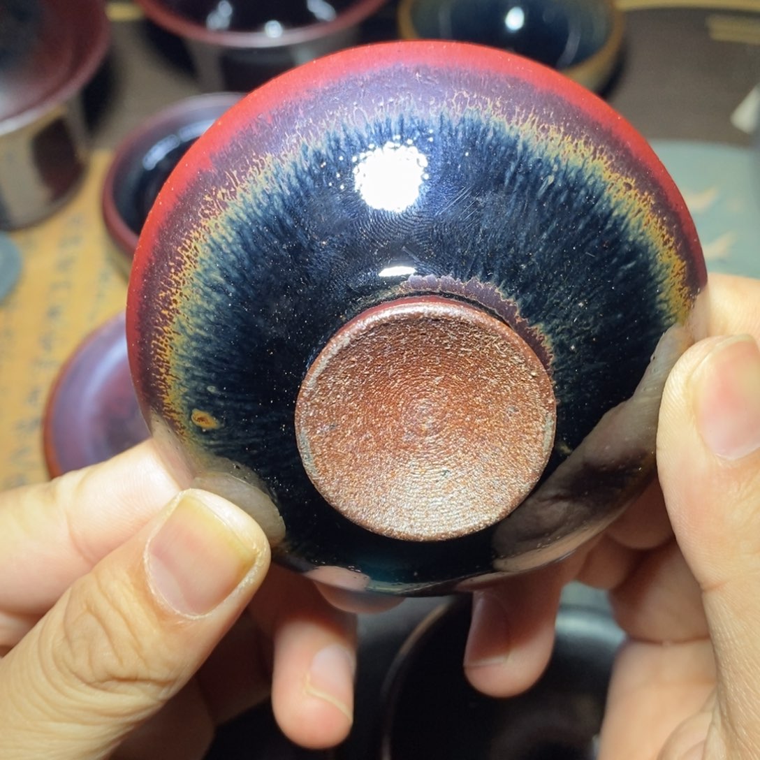 ****友建盏龙窑柴烧手工