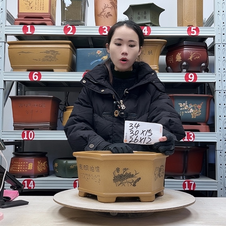 紫砂花盆紫砂花盆