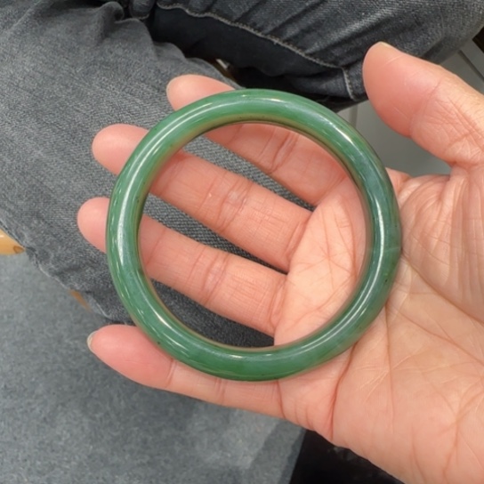 和田玉手镯未镶嵌62