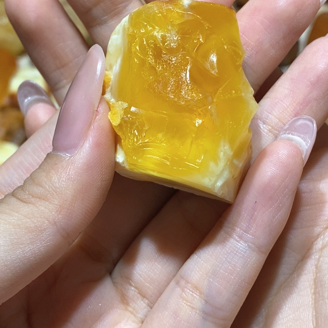 F***鱼定制琥珀蜜蜡原石 17.9 