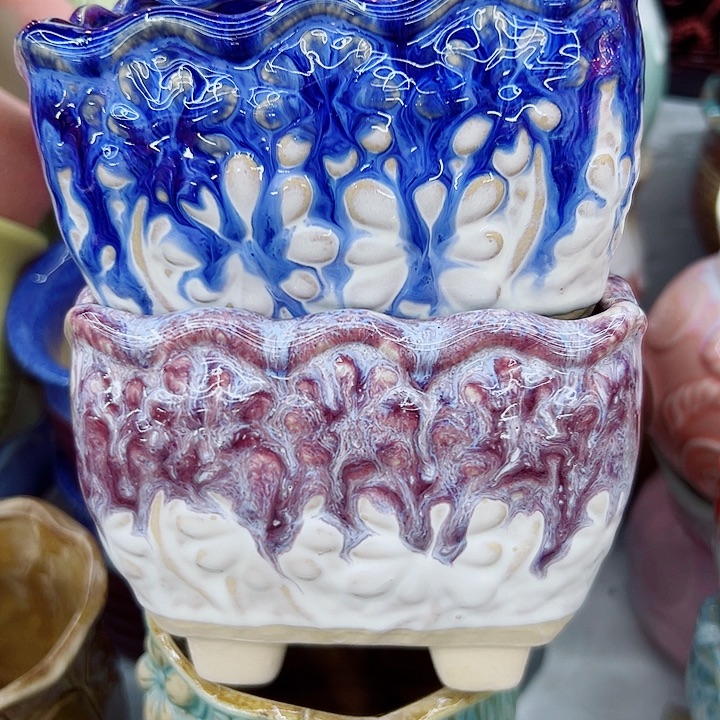 有孔，满10元发货多肉陶瓷花盆