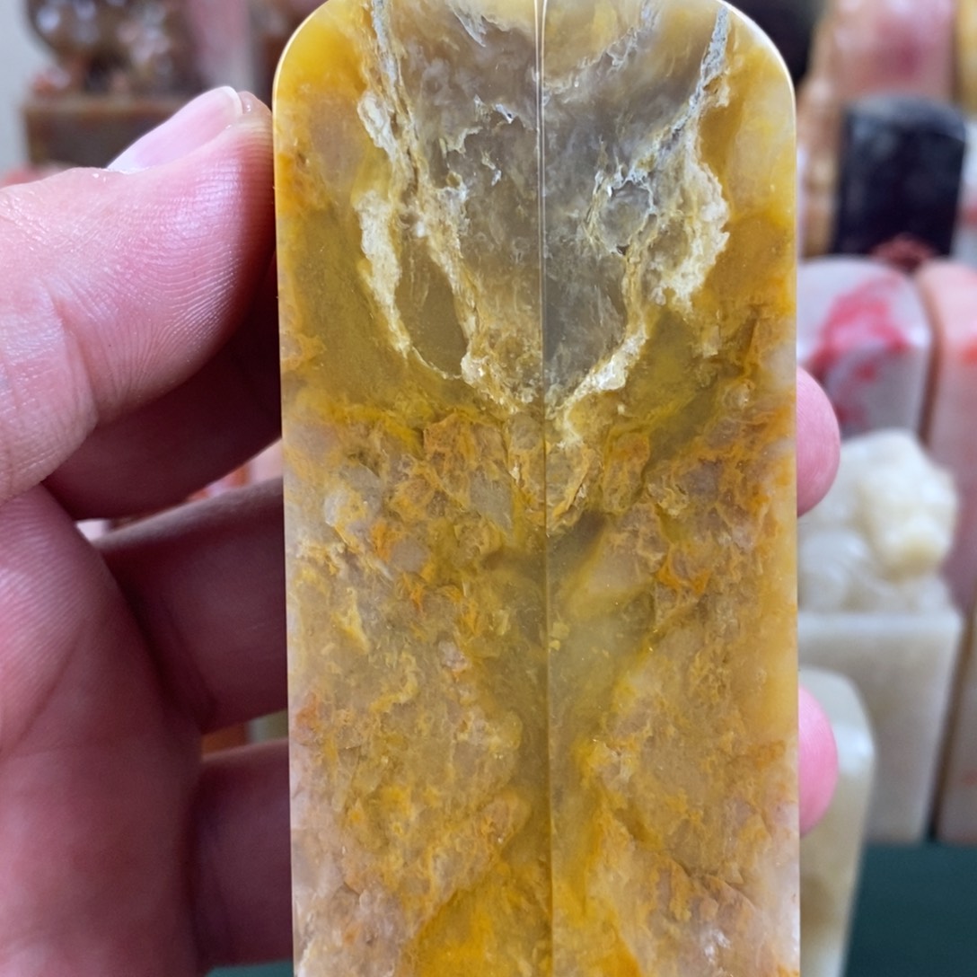 巴林石印石巴林石对章