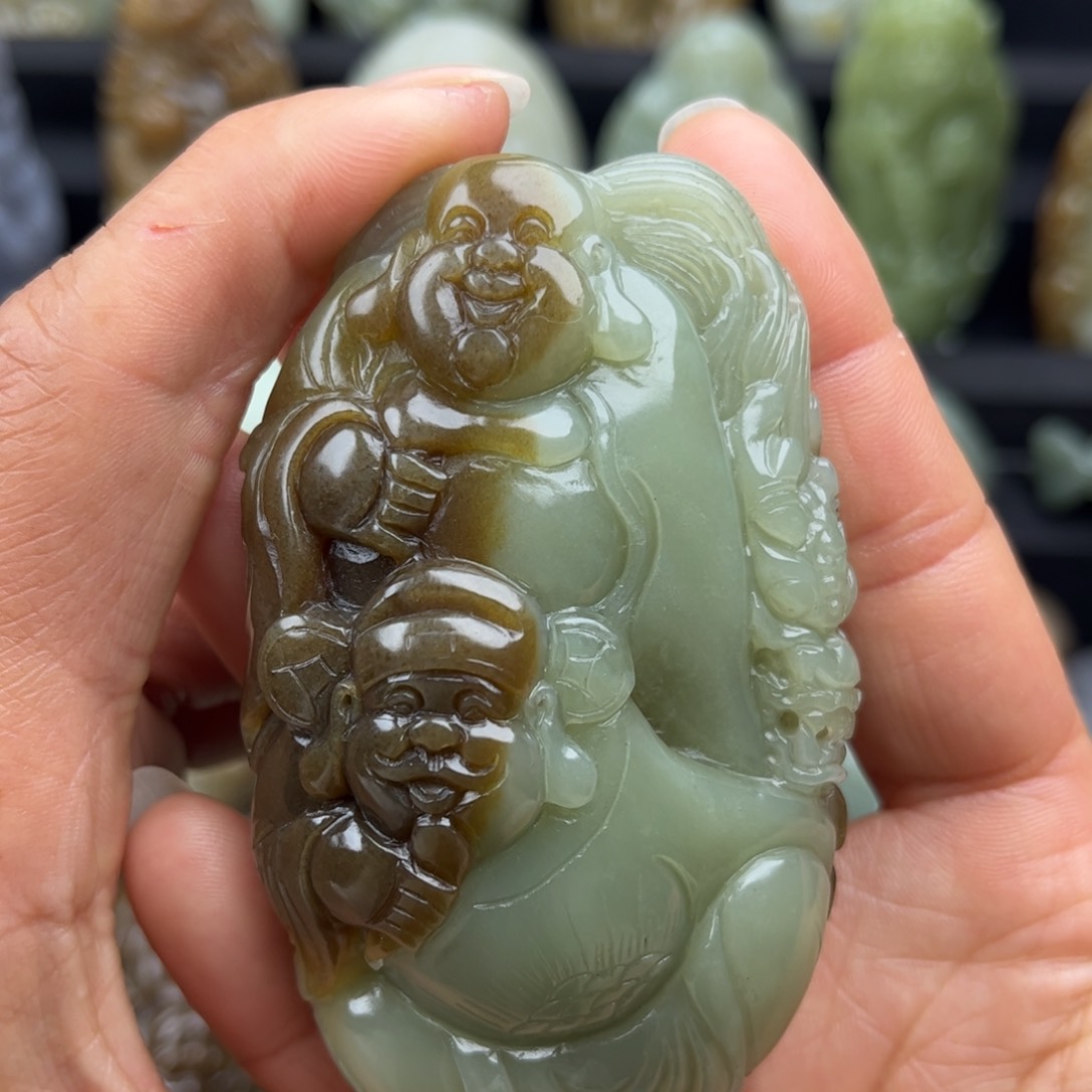 和田玉把件未镶嵌