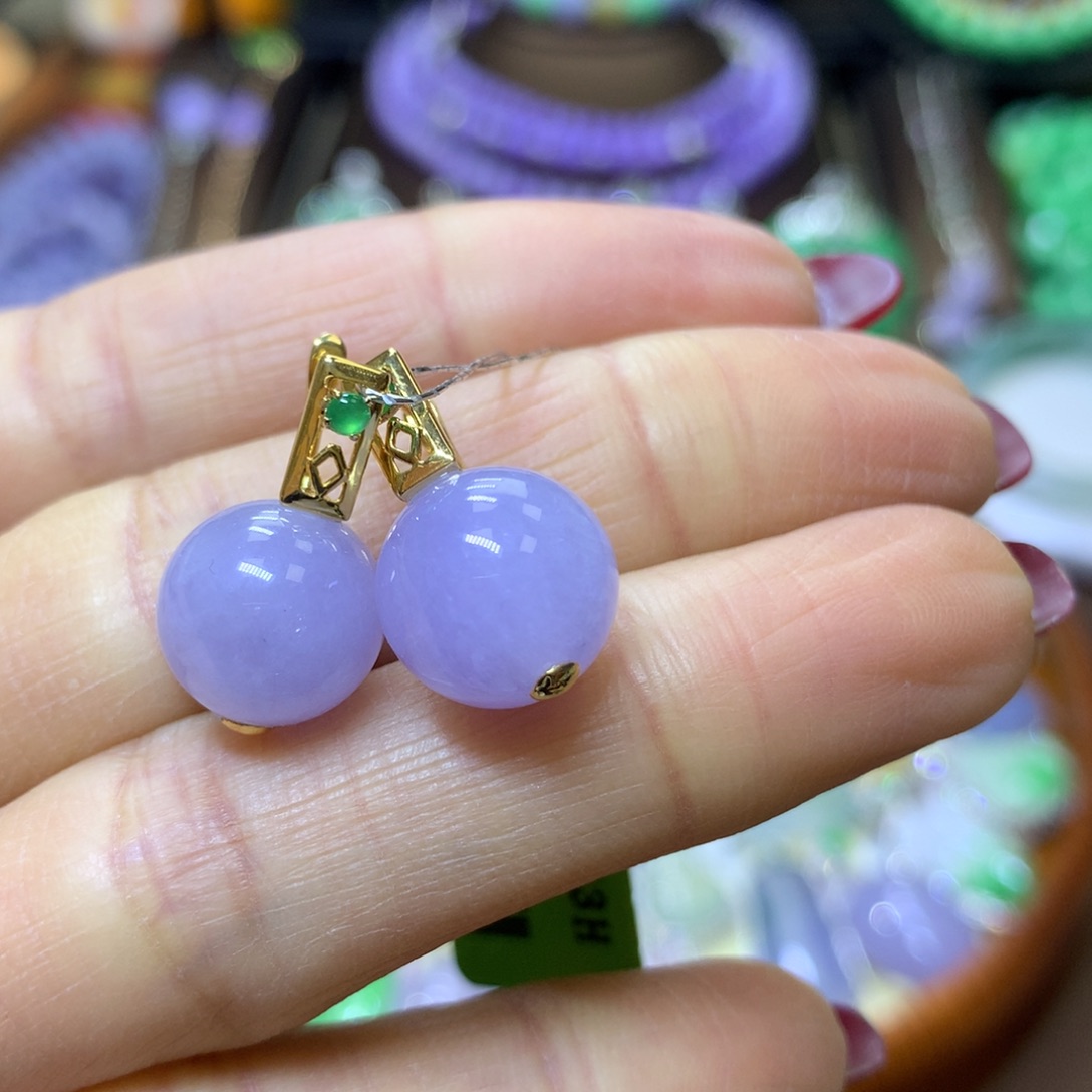 【闪购商品】翡翠颈饰18K金镶嵌翡翠