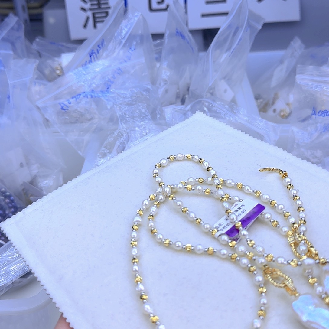 未镶嵌项链定制543淡水珍珠