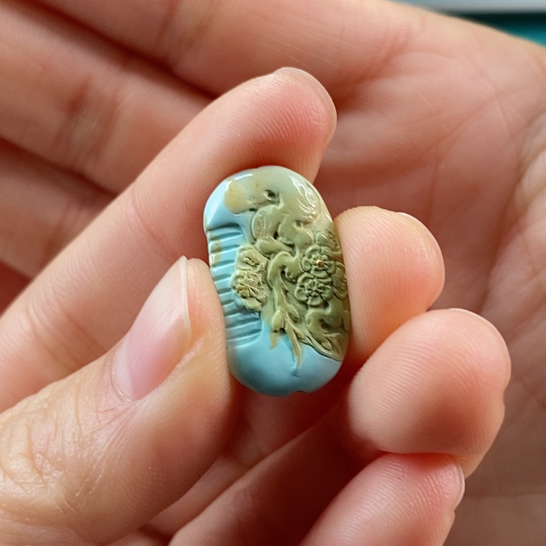 绿松石珠宝奇石未镶嵌