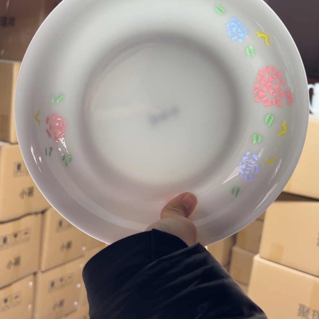 碗瓷景德镇陶瓷两只微瑕