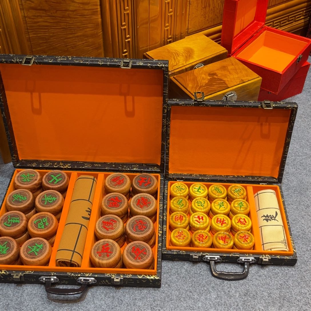 橘***人紫檀木类成套家具，缅花象棋➕大叶象棋