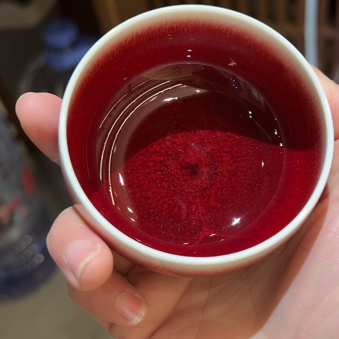 沐窑原矿朗红主人杯杯杯