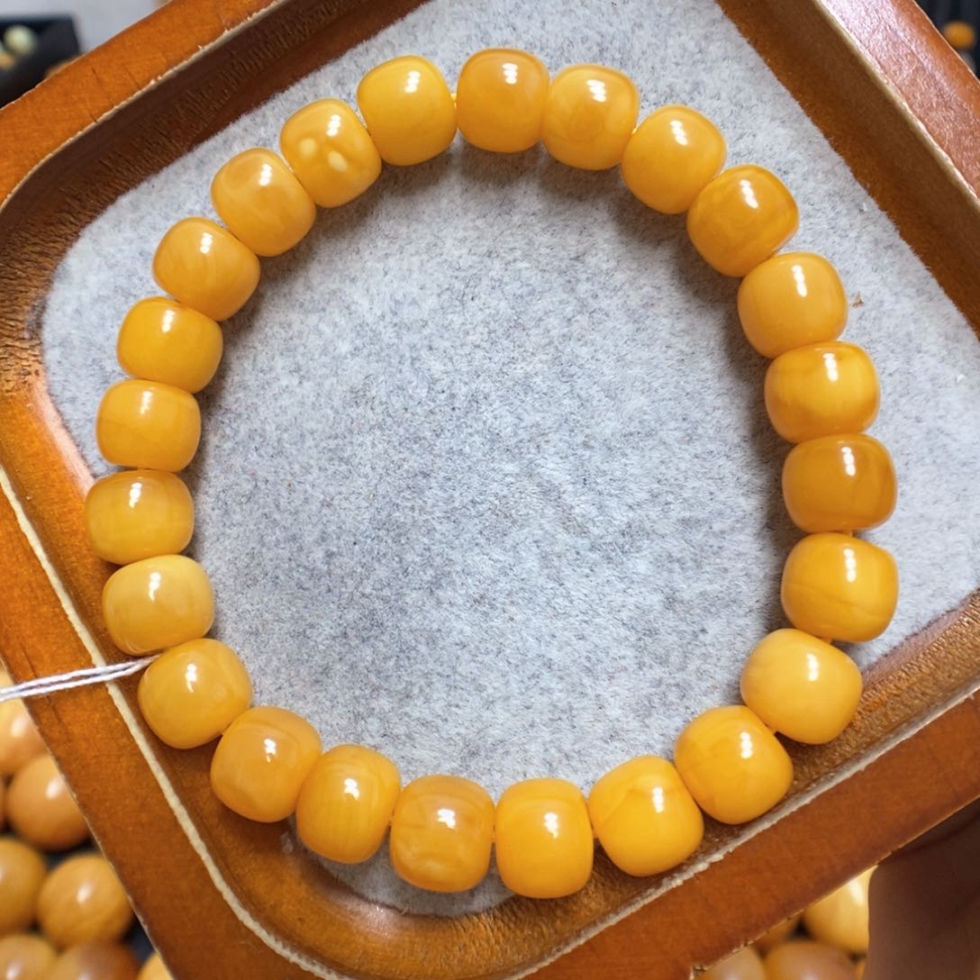 蜜蜡手链未镶嵌蜜蜡