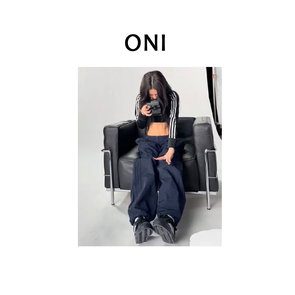 OUNI “ 青提汽水 “ 珍妮同款工装 ~ 抽绳裤