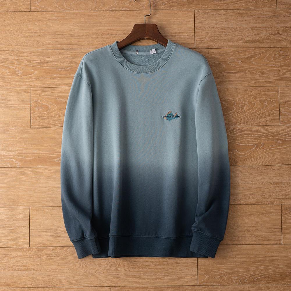 H品质男装！纯棉卫衣男宽松版圆领打底衫