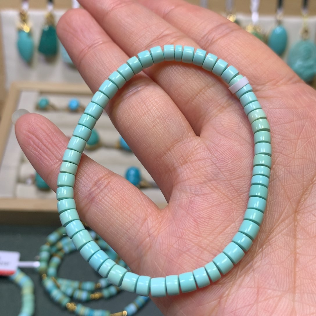 绿松石手串未镶嵌