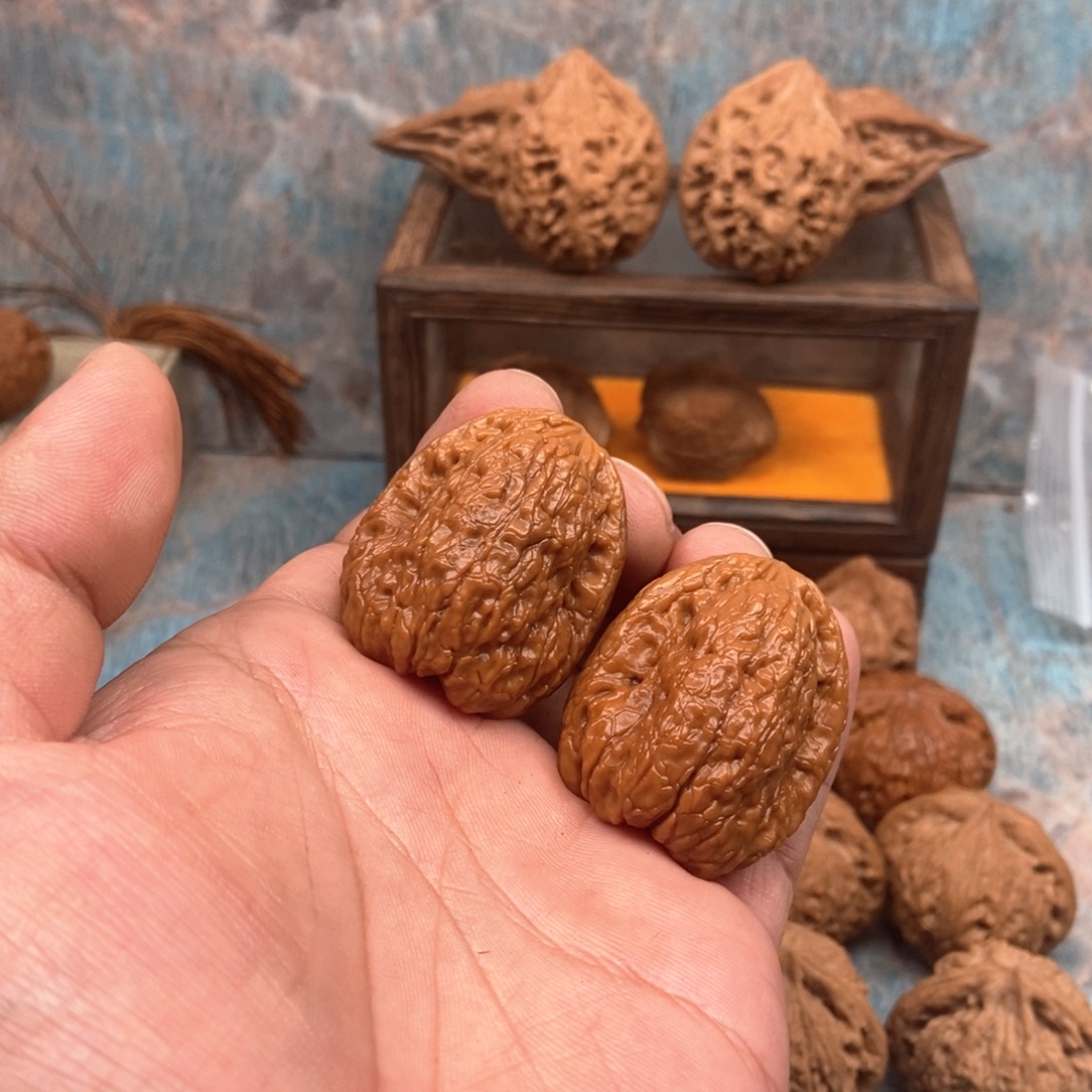 雲***川文玩核桃吊坠悟空