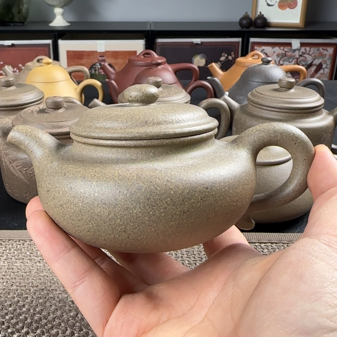 紫砂茶壶微瑕仿古