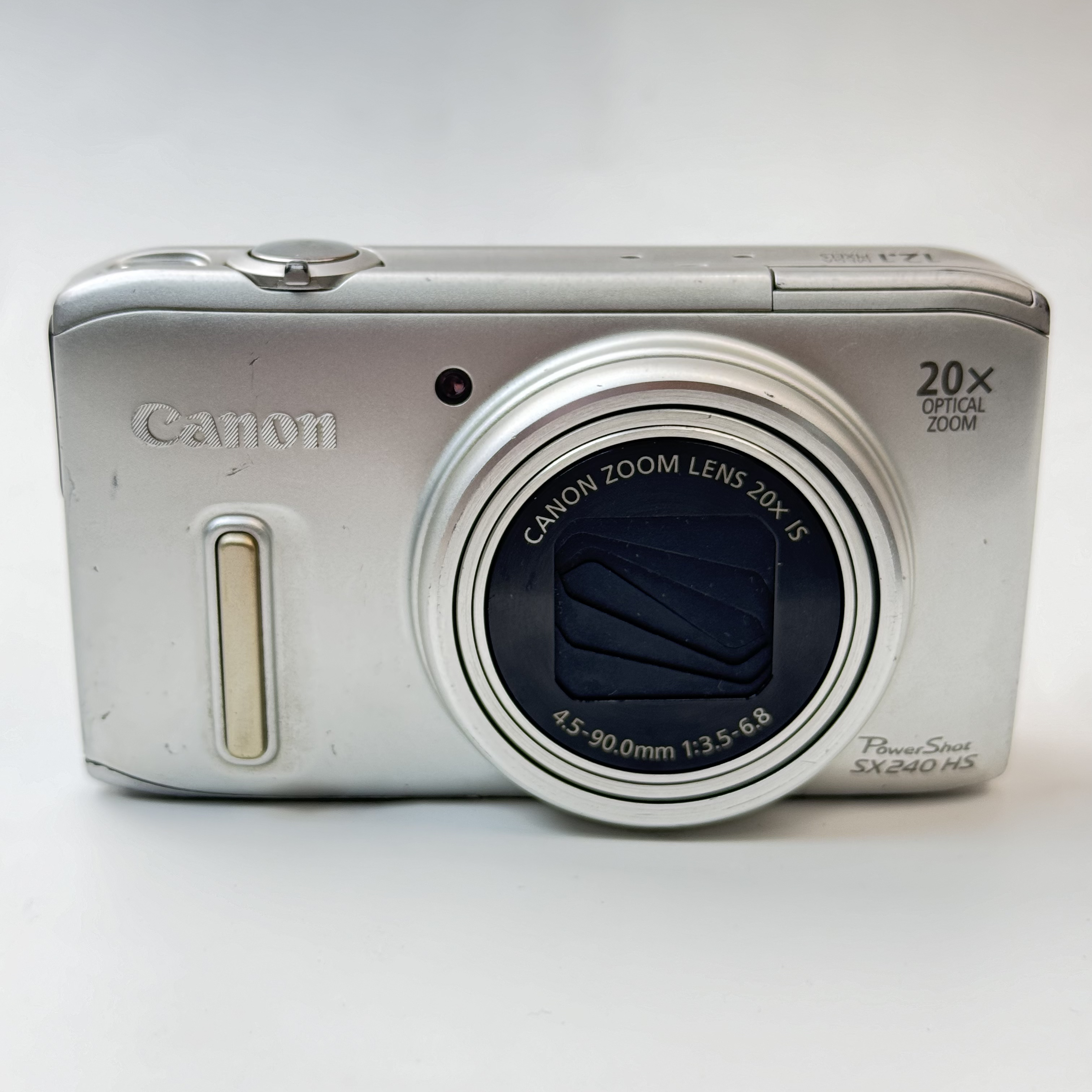 9新 Canon/佳能 sx240银色1210w像素20x光变ccd数码相机