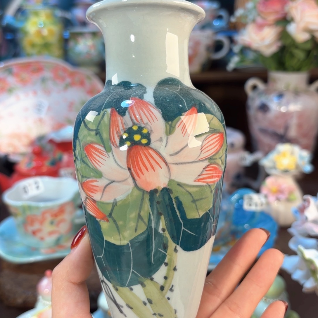 景德镇手绘高温釉下彩陶瓷茶具