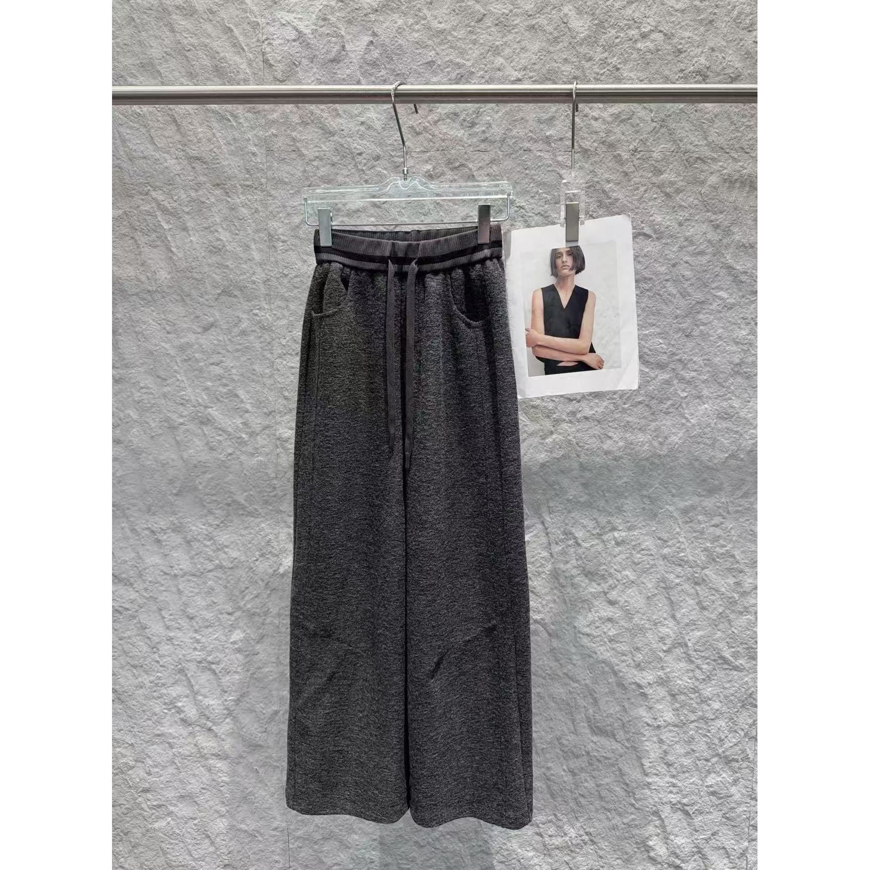 晶姐-80201欧货女装简约韩版网红洋气时尚百搭休闲裤