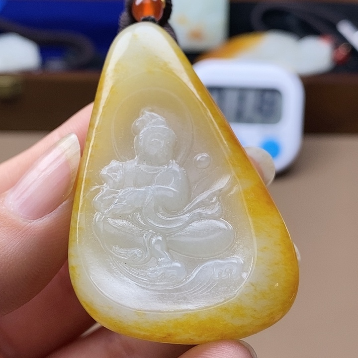 和田玉挂件未镶嵌F