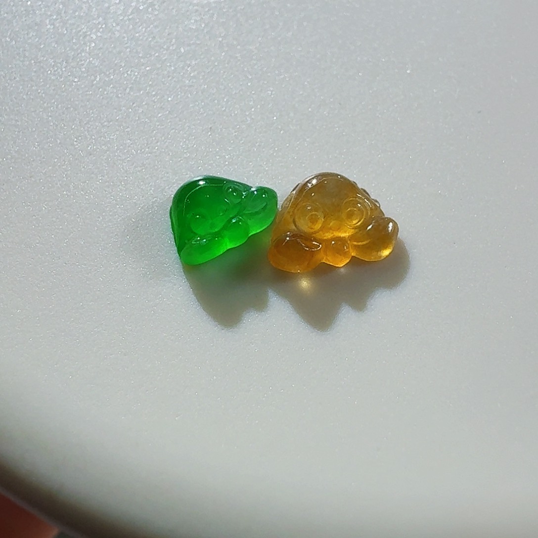 翡翠颈饰未镶嵌螃蟹八方来mi