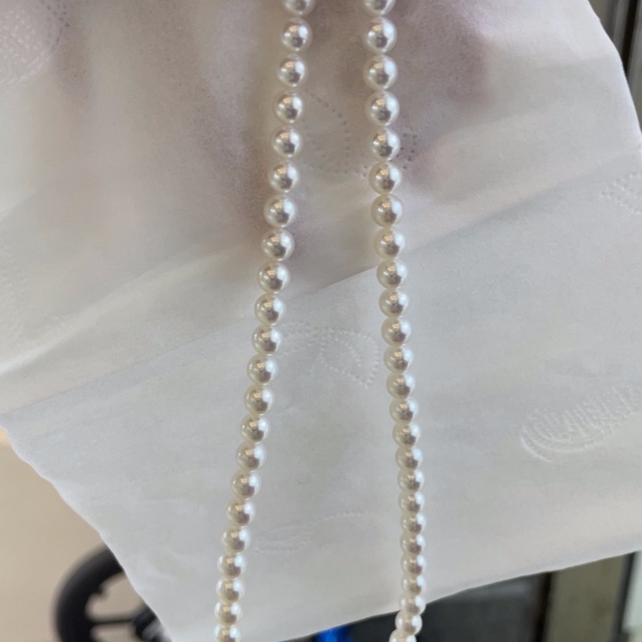 淡水珍珠颈饰银S925镶嵌欣*