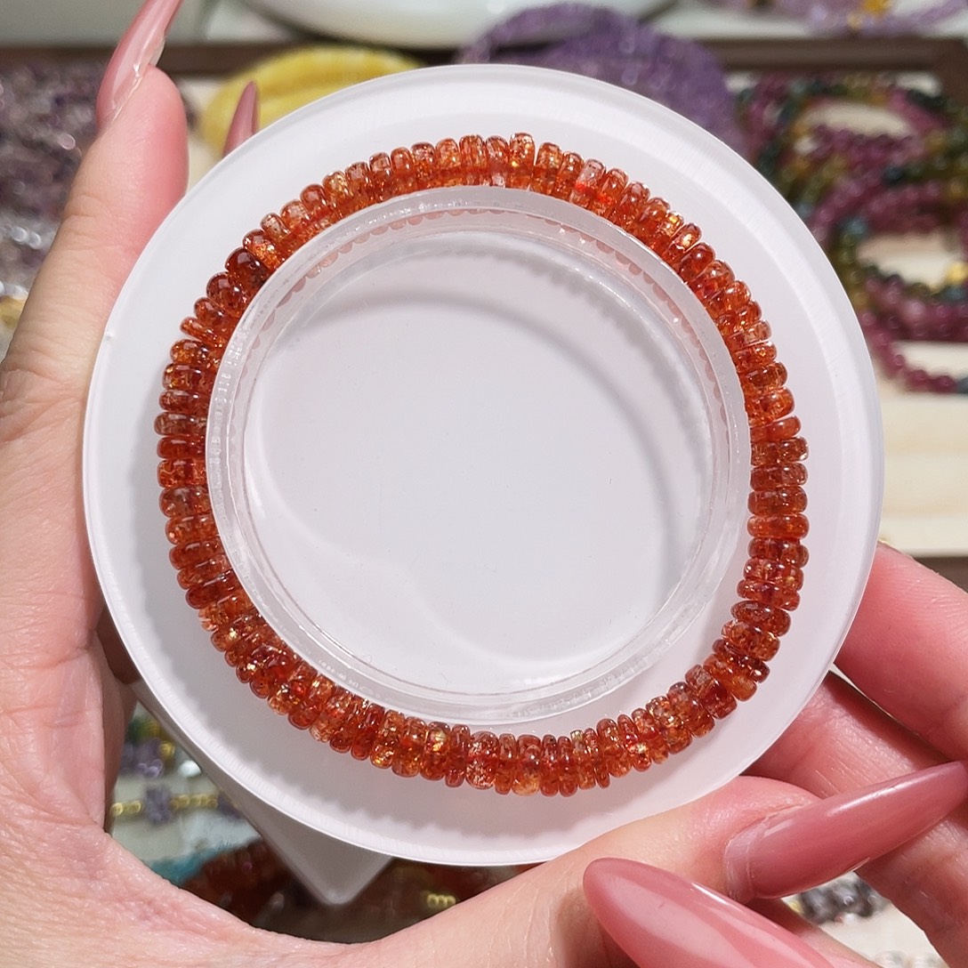 未镶嵌日光石手链金太阳5m+