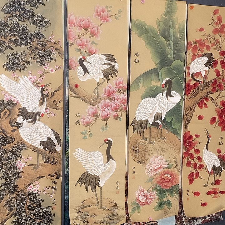 姜***利国画陈秀英35/135手绘画芯