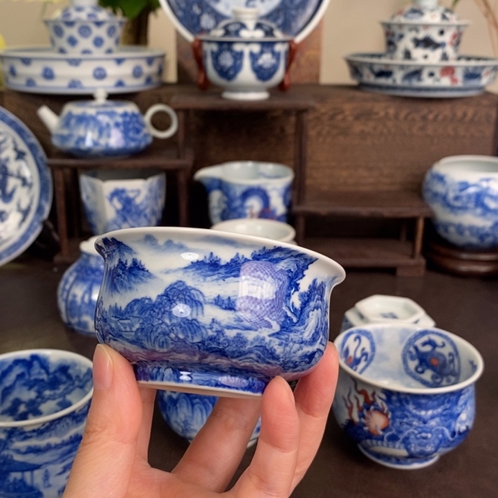 M***G景德镇陶瓷手工手绘