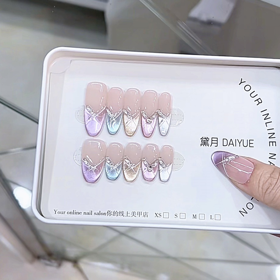 3000 NAIL “七彩版”设计师高定原创纯手工高级感猫眼显白穿戴甲