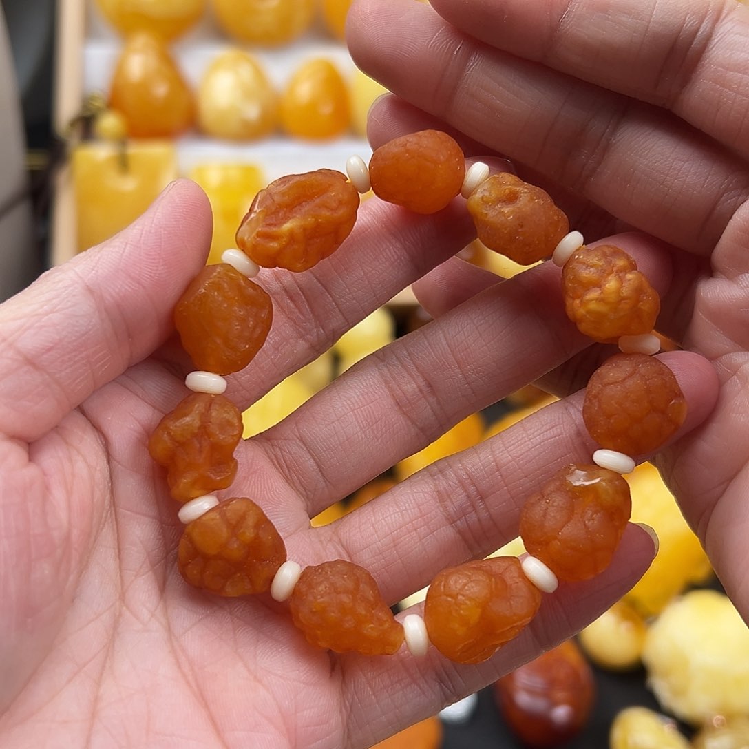 蜜蜡手链未镶嵌蜜蜡