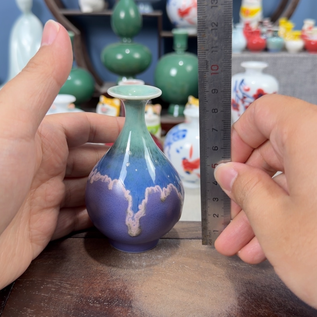 陶瓷手工小花器摆件