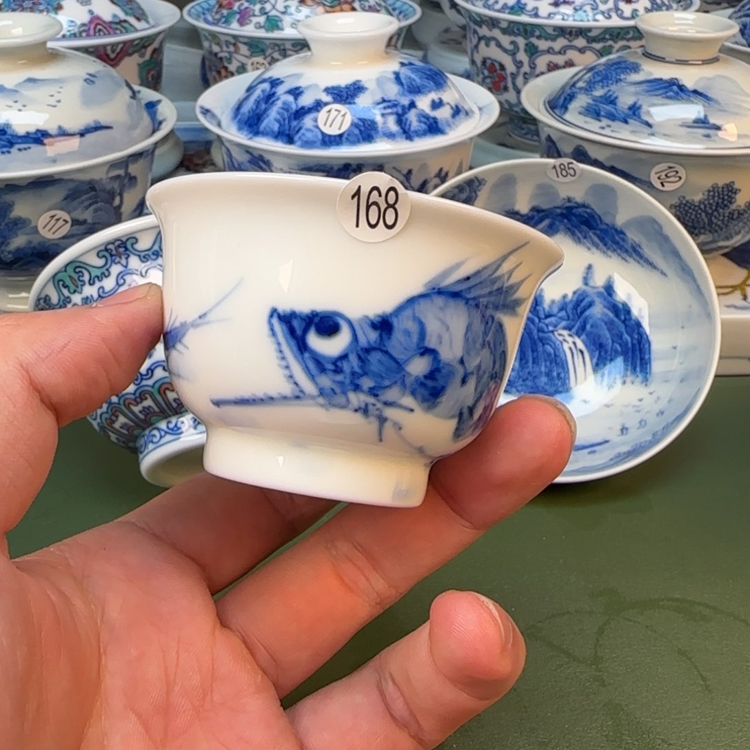 景德镇手工手绘茶具168