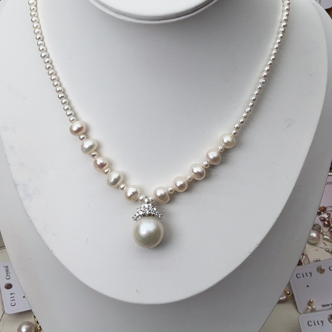 淡水珍珠未镶嵌颈饰