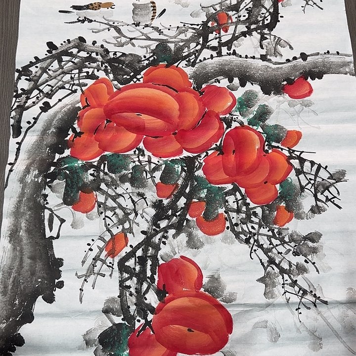 真人手绘国画作品9999