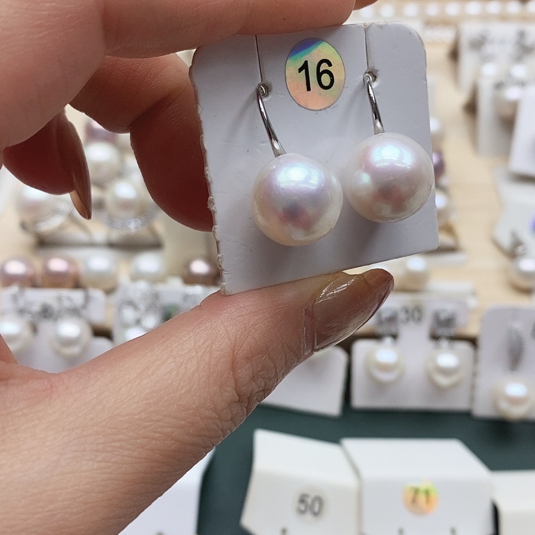 大***耐淡水珍珠颈饰银S925镶嵌